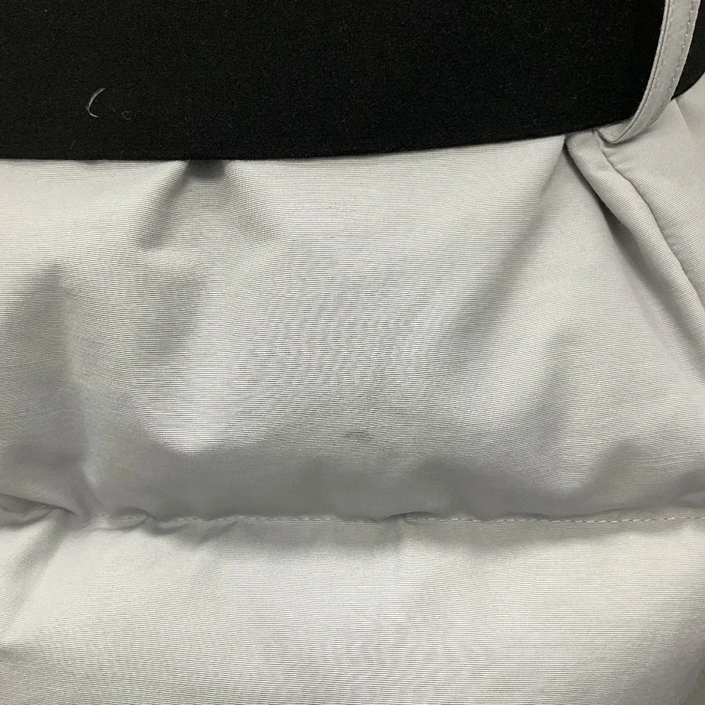 Moose Knuckles Light Grey Cloud 9 Down Puffer Parka Coat with Belt - Picture 7 of 8